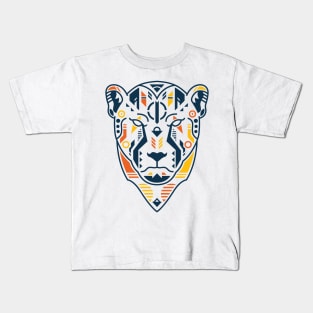 Unique Cheetah Head Kids T-Shirt